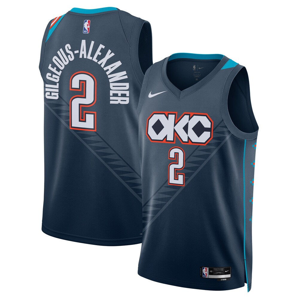 Oklahoma City Thunder 202526 Edition Swingman Jersey Gray product image 1