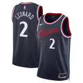 La Clippers Icon Edition Swingman Jersey Navy Kawhi Leonard product image 1