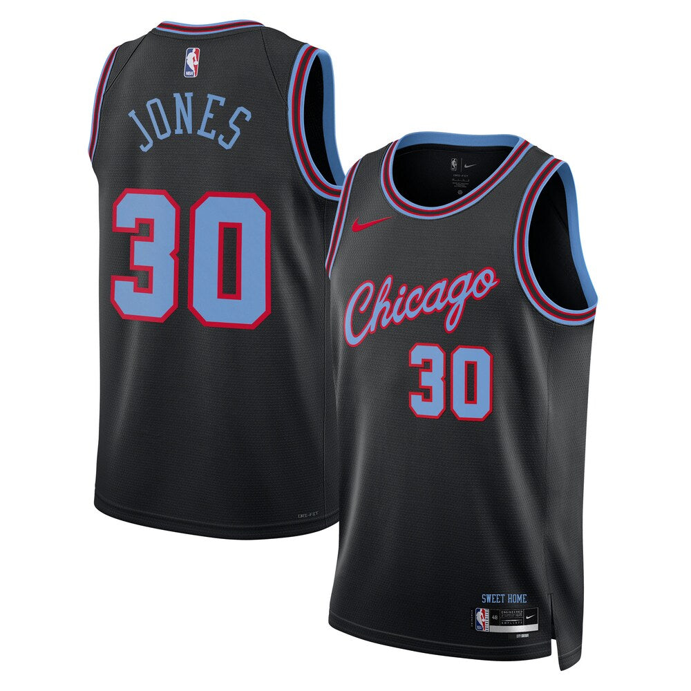 Chicago Bulls 202526 City Edition Swingman Jersey Black Tre product image 1