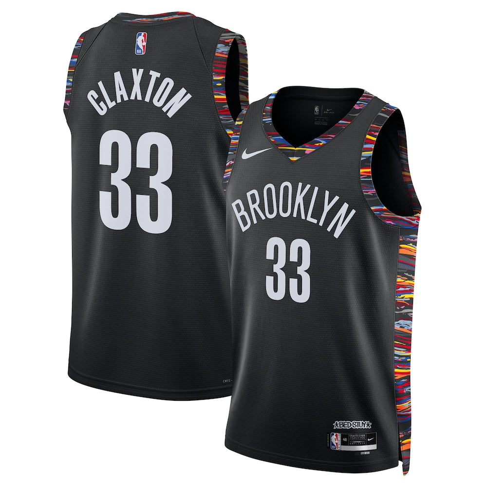 Brooklyn Nets 202526 City Edition Swingman Jersey Black Nic product image 1