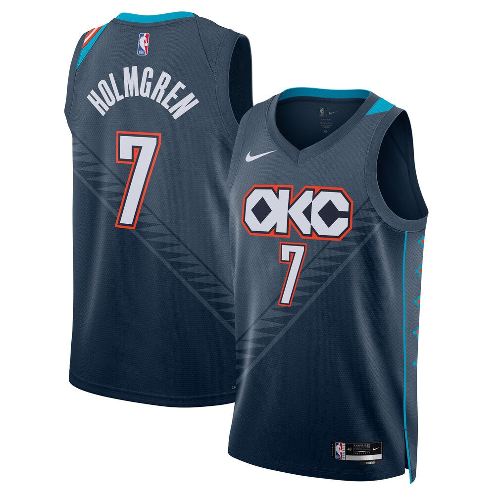 Oklahoma City Thunder 202526 Edition Swingman Jersey Gray product image 1
