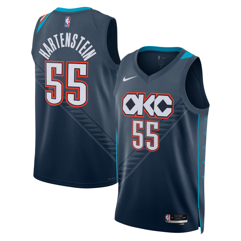 Oklahoma City Thunder 202526 Edition Swingman Jersey Gray product image 1