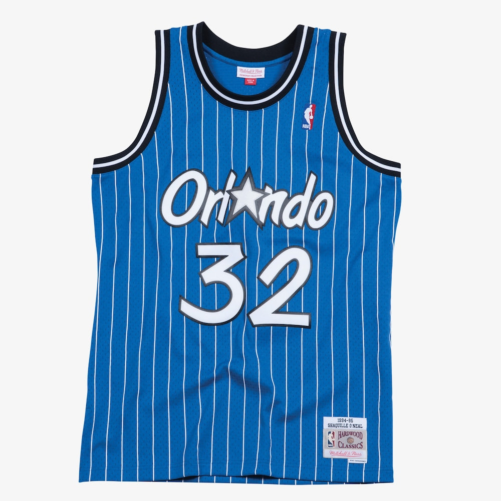 Orlando Magic Swingman Jersey Road Shaquille Oneal 1994 95 product image 1