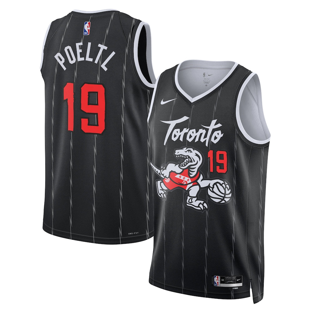Toronto Raptors 202526 City Edition Swingman Jersey Black product image 1
