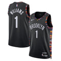 Brooklyn Nets 202526 City Edition Swingman Jersey Black product image 1