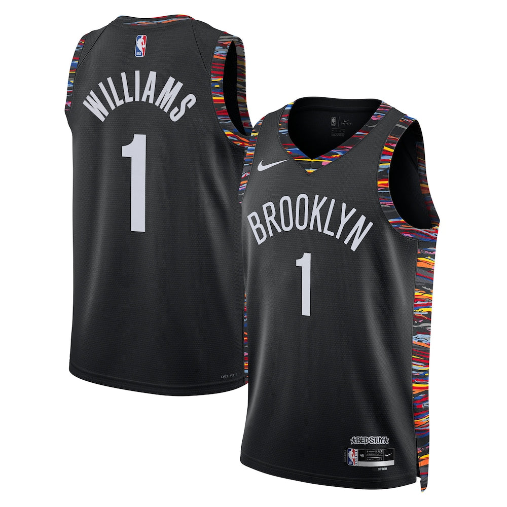 Brooklyn Nets 202526 City Edition Swingman Jersey Black product image 1