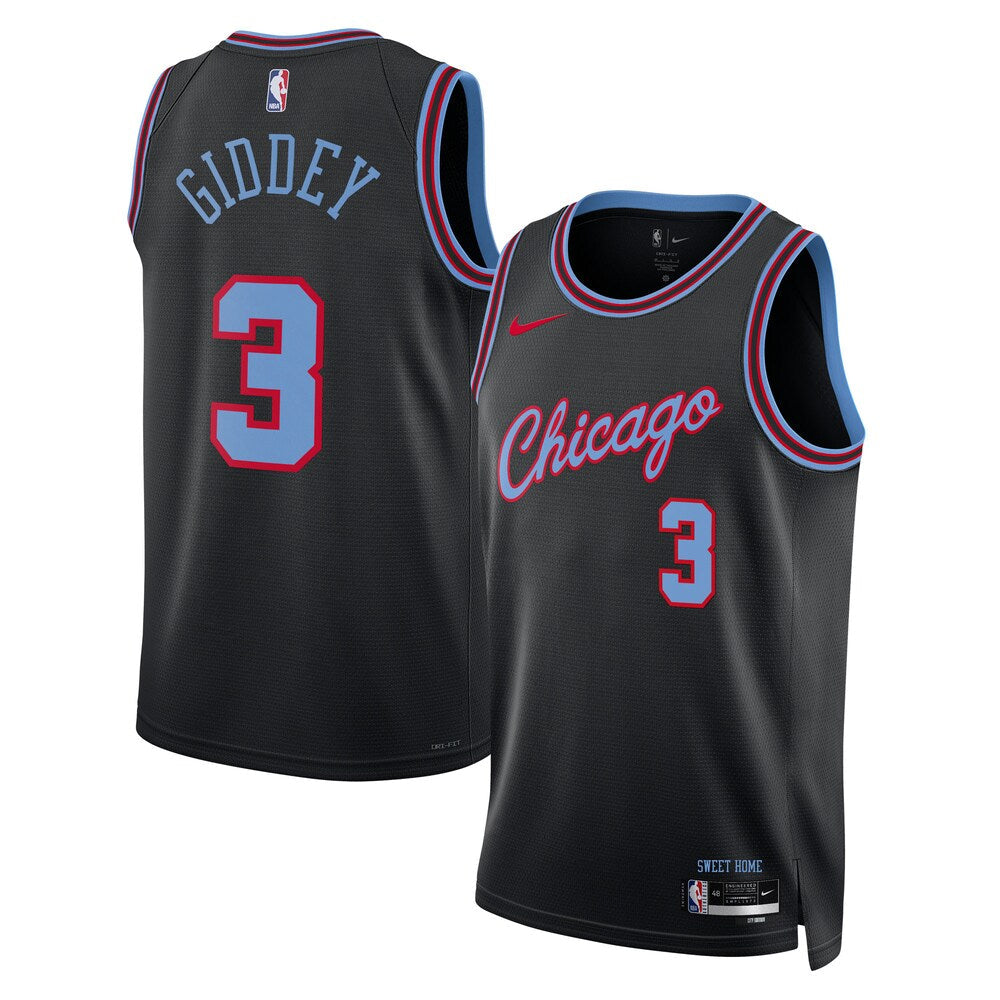 Chicago Bulls 202526 City Edition Swingman Jersey Black product image 1