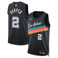 San Antonio Spurs 202526 City Edition Swingman Jersey Black product image 1