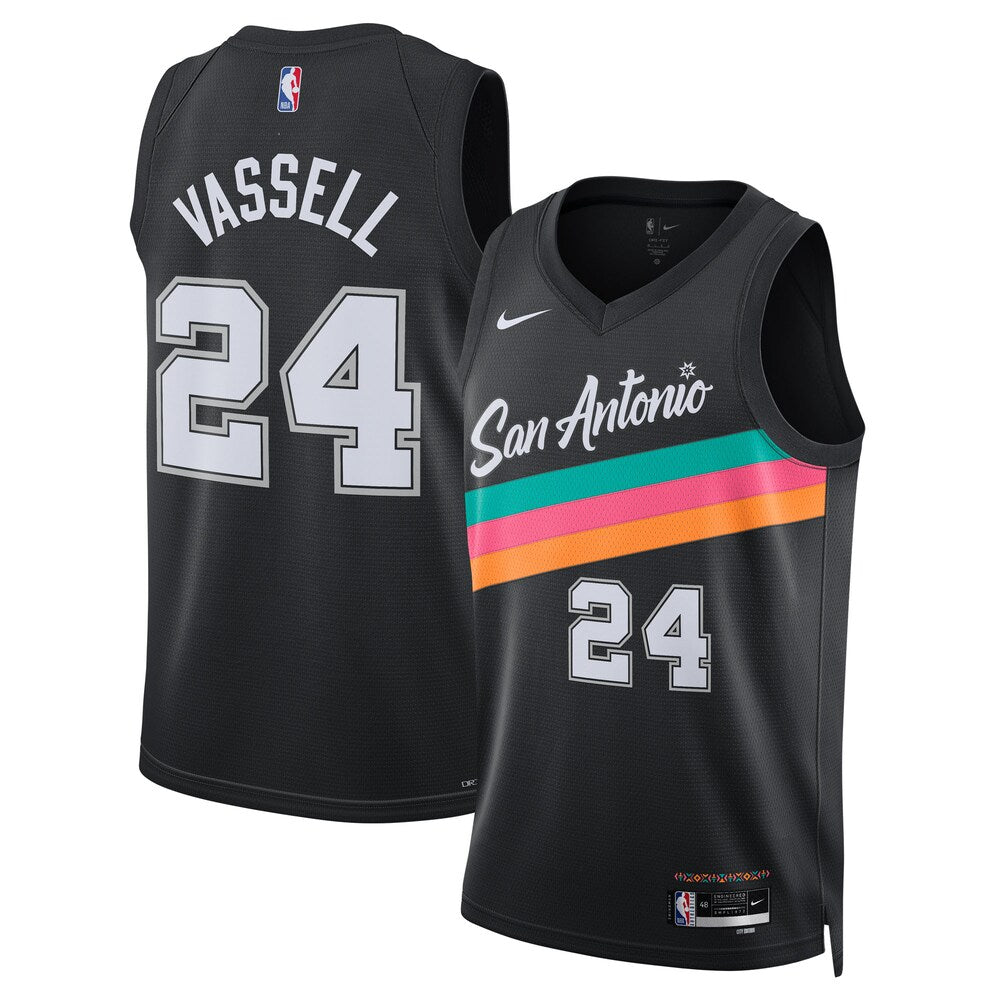 San Antonio Spurs 202526 City Edition Swingman Jersey Black product image 1