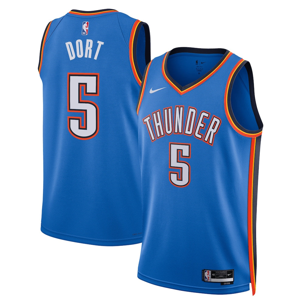 Oklahoma City Thunder Icon Edition Swingman Jersey Blue product image 1