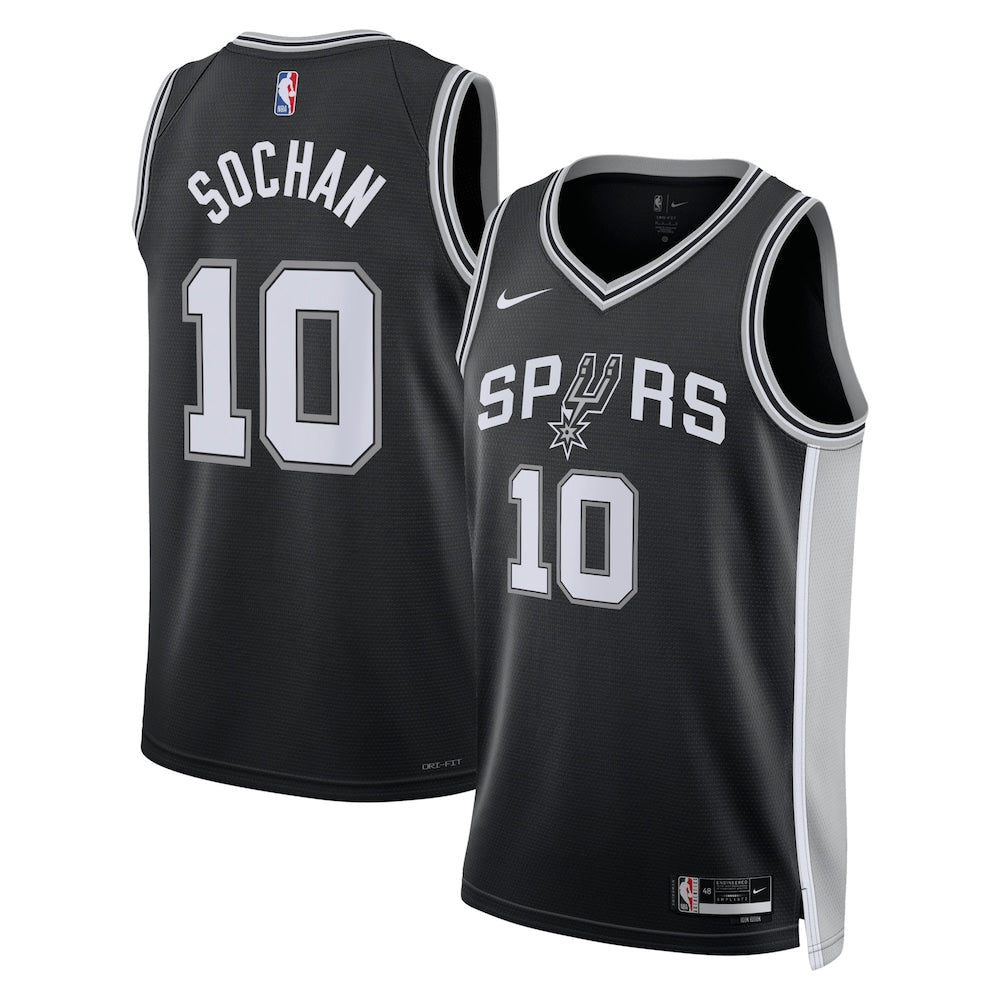 San Antonio Spurs Icon Edition Swingman Jersey Black Jeremy product image 1