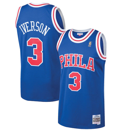 Allen Iverson Royal Philadelphia 76Ers 1996 97 Hardwood product image 1