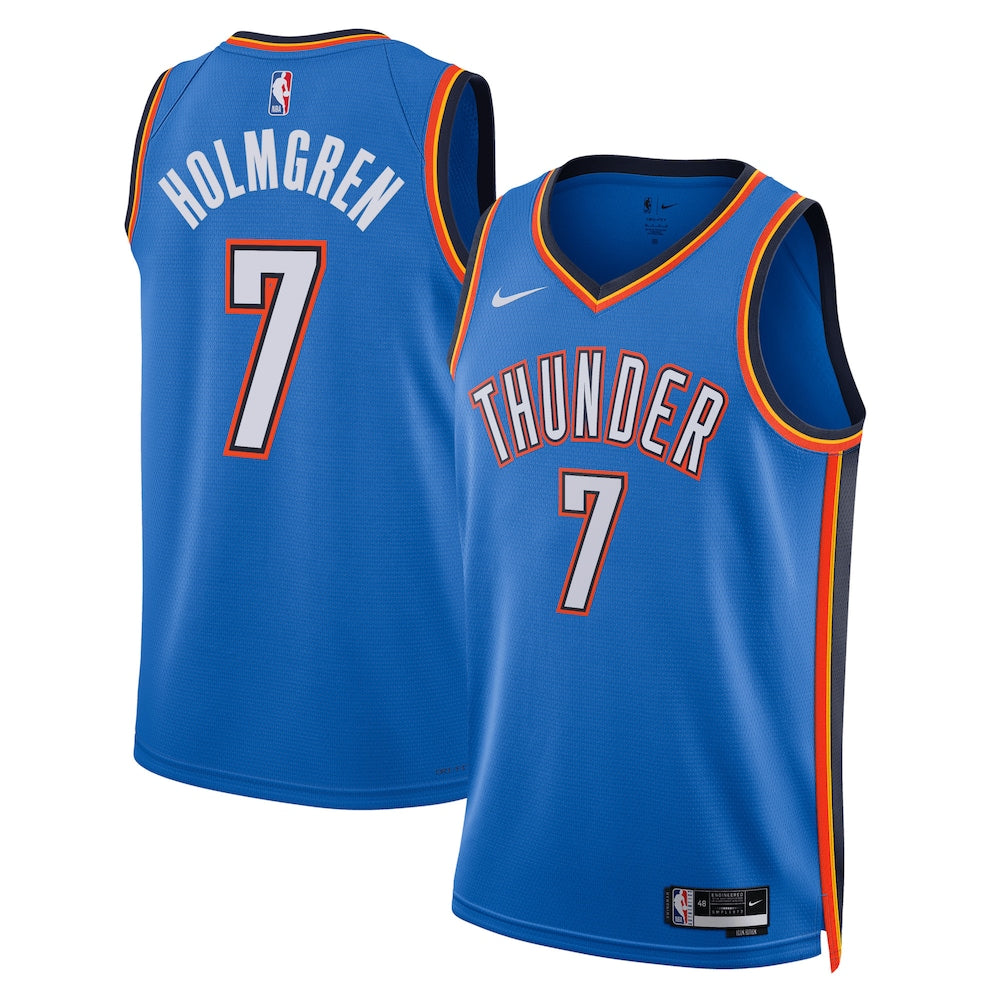 Oklahoma City Thunder Icon Edition Swingman Jersey Blue product image 1