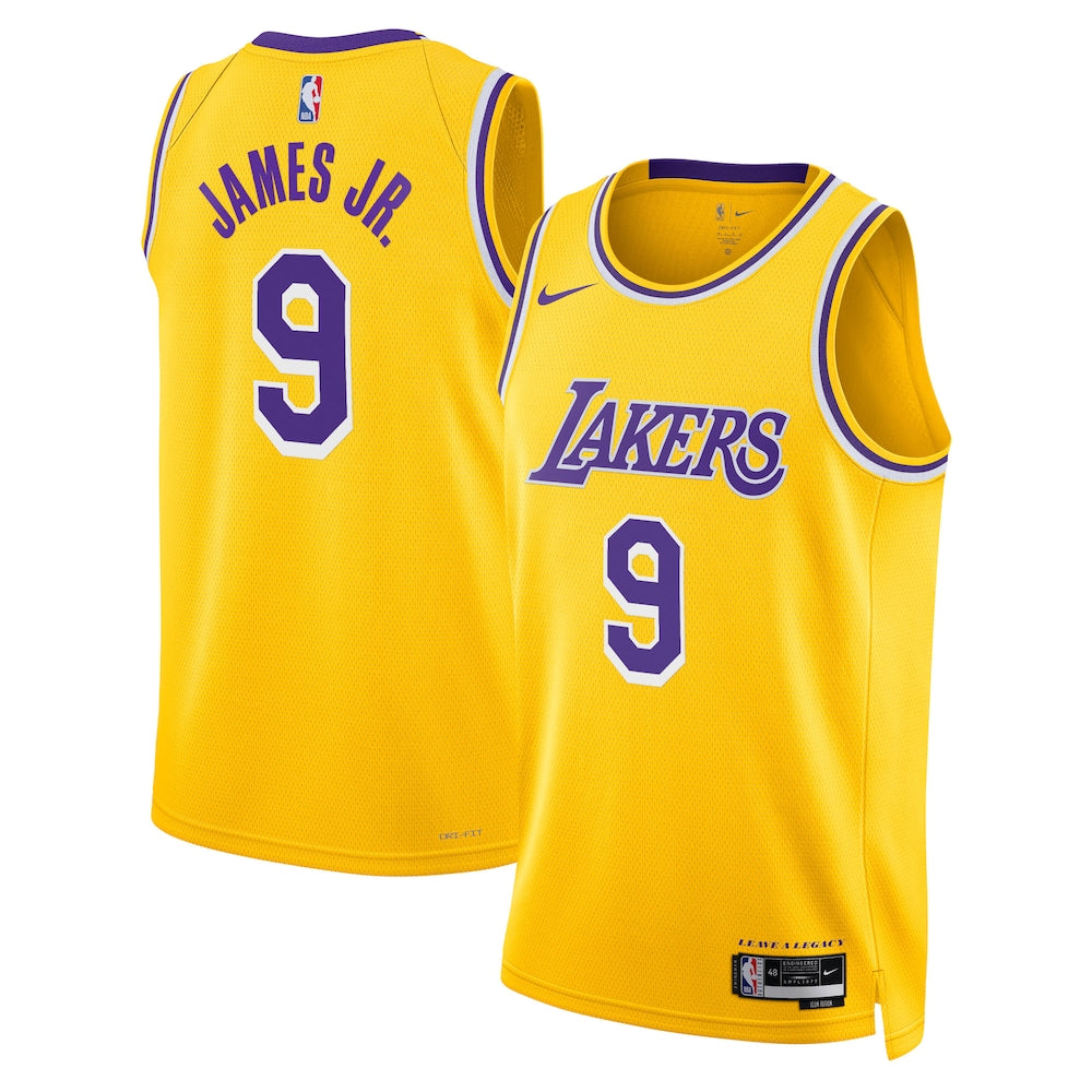 Los Angeles Lakers Icon Swingman Jersey Gold Bronny James product image 1