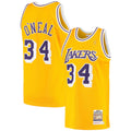 Shaquille Oneal Gold Los Angeles Lakers 199697 Hardwood product image 1