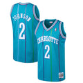 Larry Johnson Teal Charlotte Hornets 1992 93 Hardwood product image 1