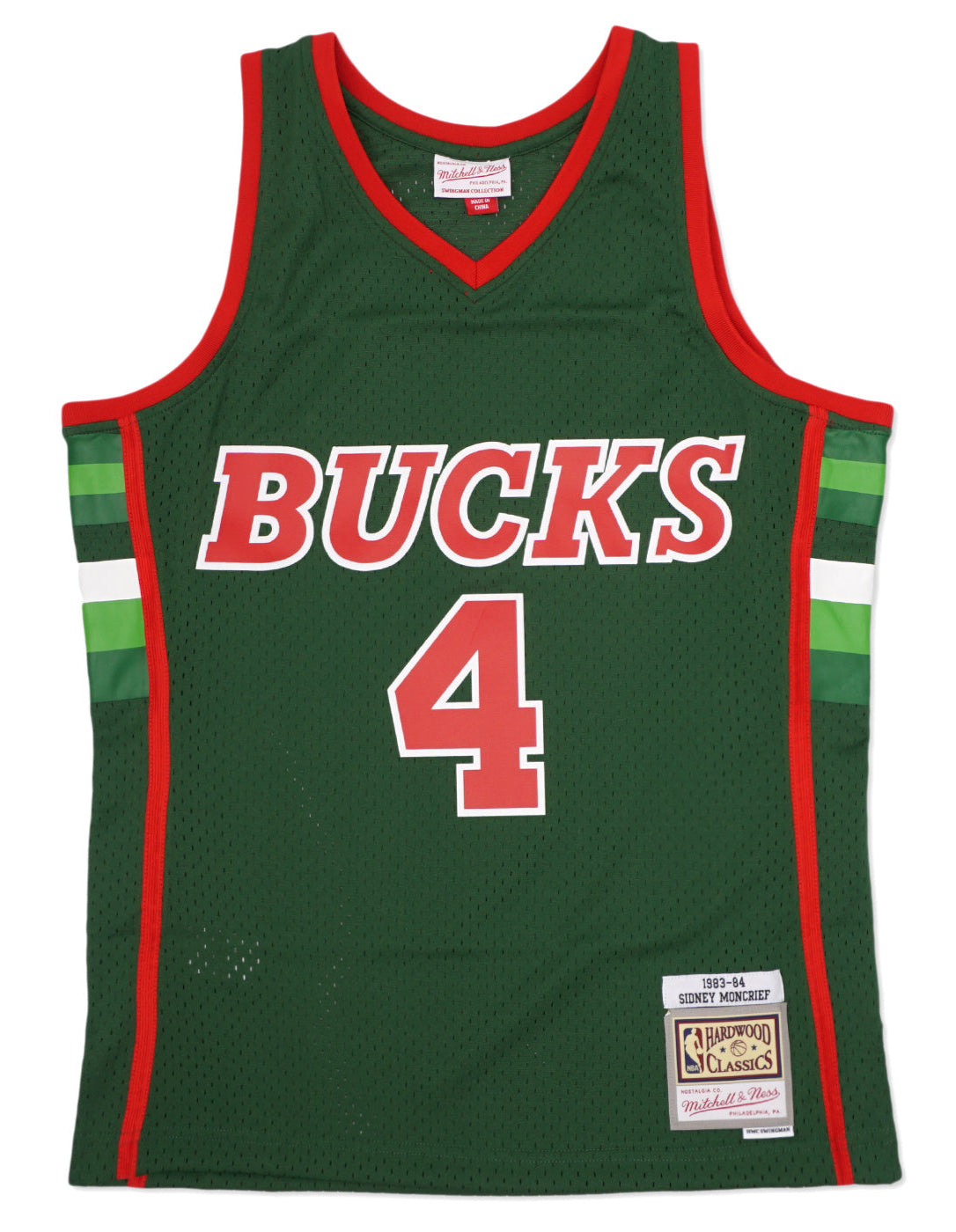 Men's Milwaukee Bucks Sidney Moncrief Mitchell & Ness Green product image 2