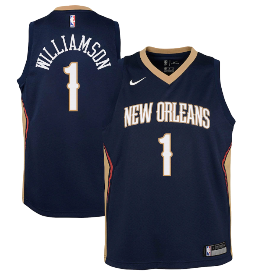 Zion Williamson New Orleans Pelicans Nike Navy Replica product image 1