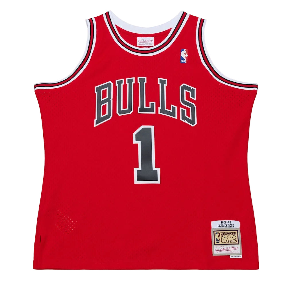 Men's Chicago Bulls Derrick Rose Mitchell & Ness Red 2008 product image 1