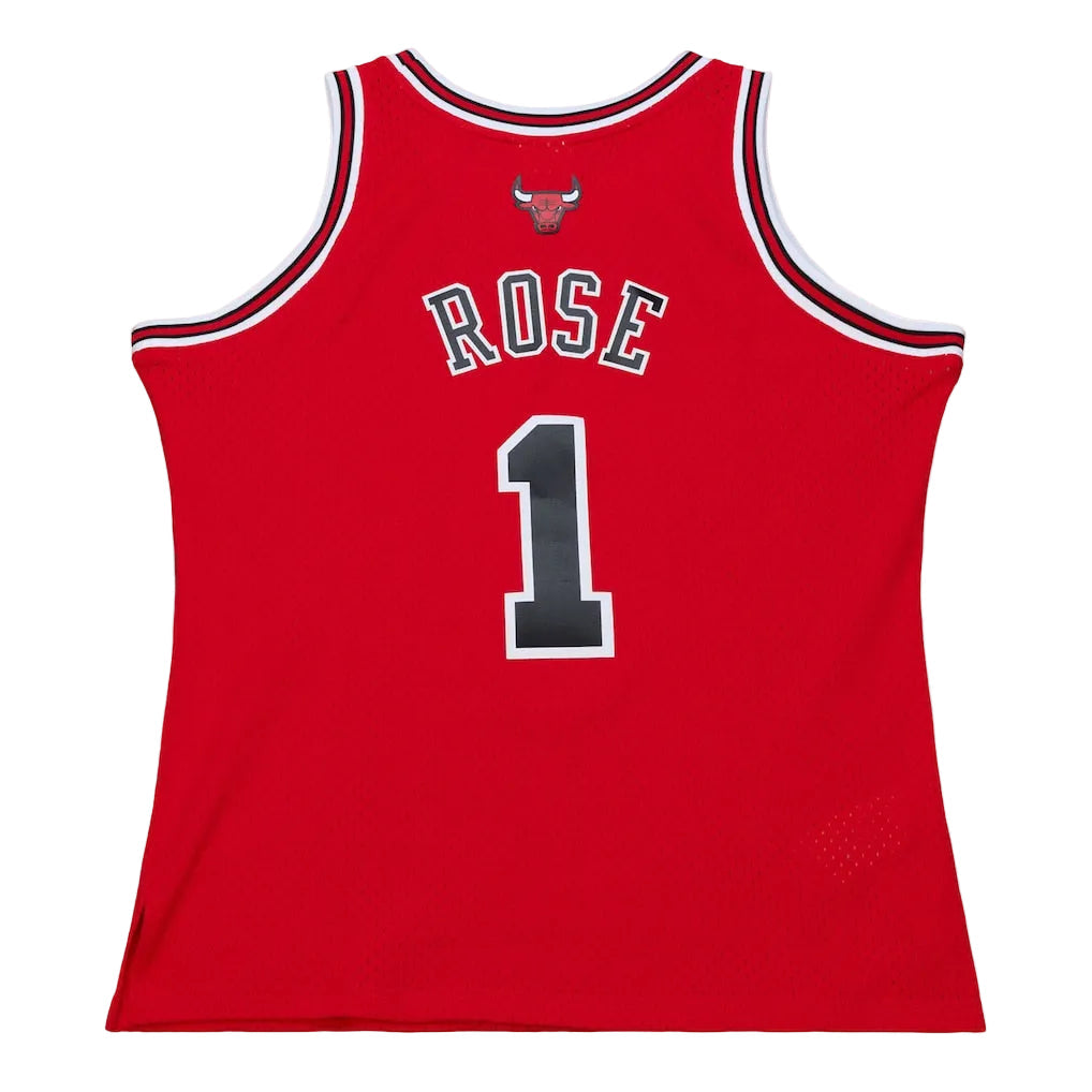 Men's Chicago Bulls Derrick Rose Mitchell & Ness Red 2008 product image 2