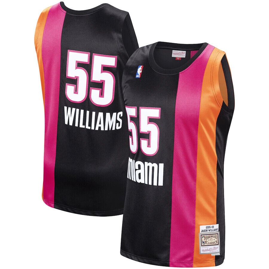 Miami Heat Jason Williams 2005-06 Mitchell & Ness Black product image 1