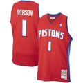 Detroit Pistons Allen Iverson 2008-09 Mitchell & Ness Red product image 1