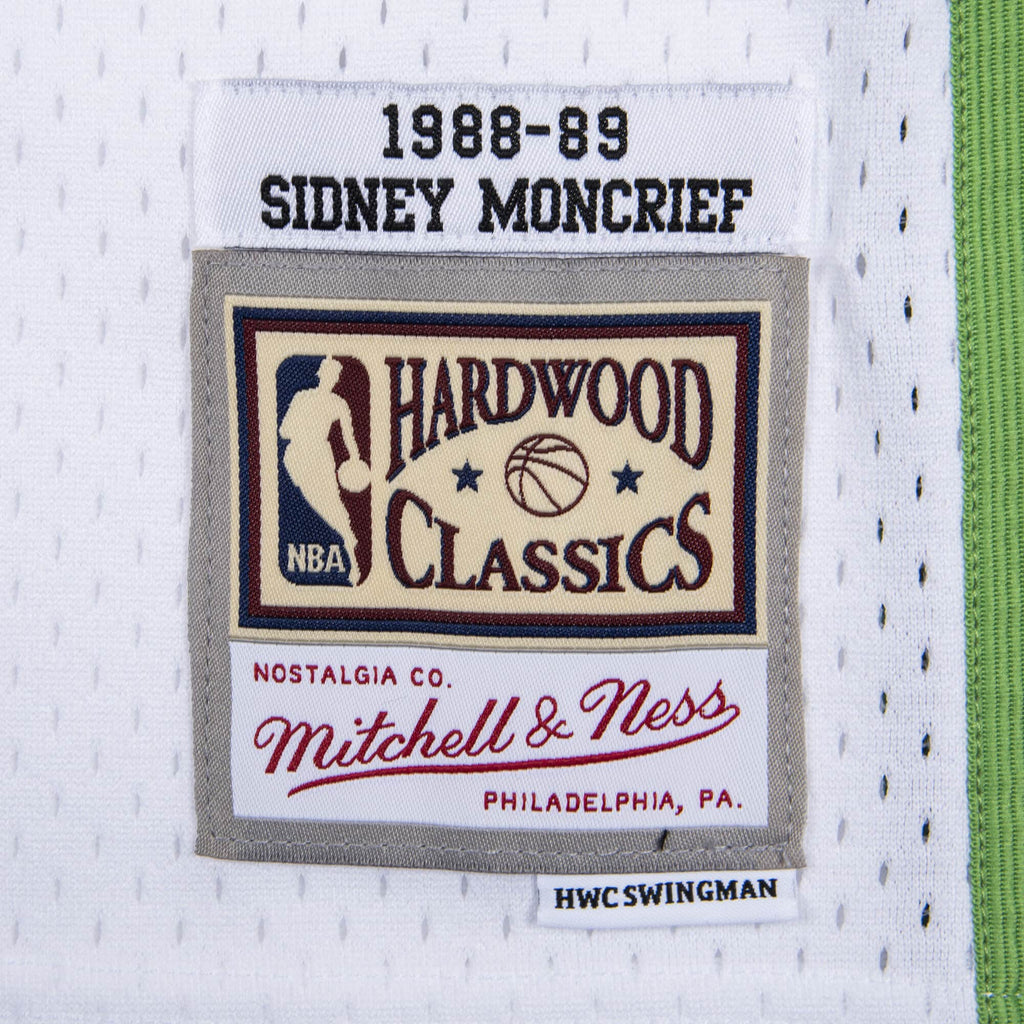 Men's Milwaukee Bucks Sidney Moncrief Mitchell & Ness White product image 4