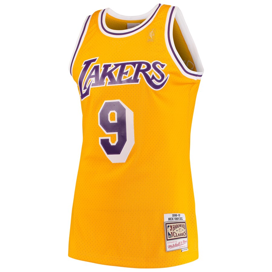 Men's Mitchell & Ness Nick Van Exel Los Angeles Lakers Gold product image 2