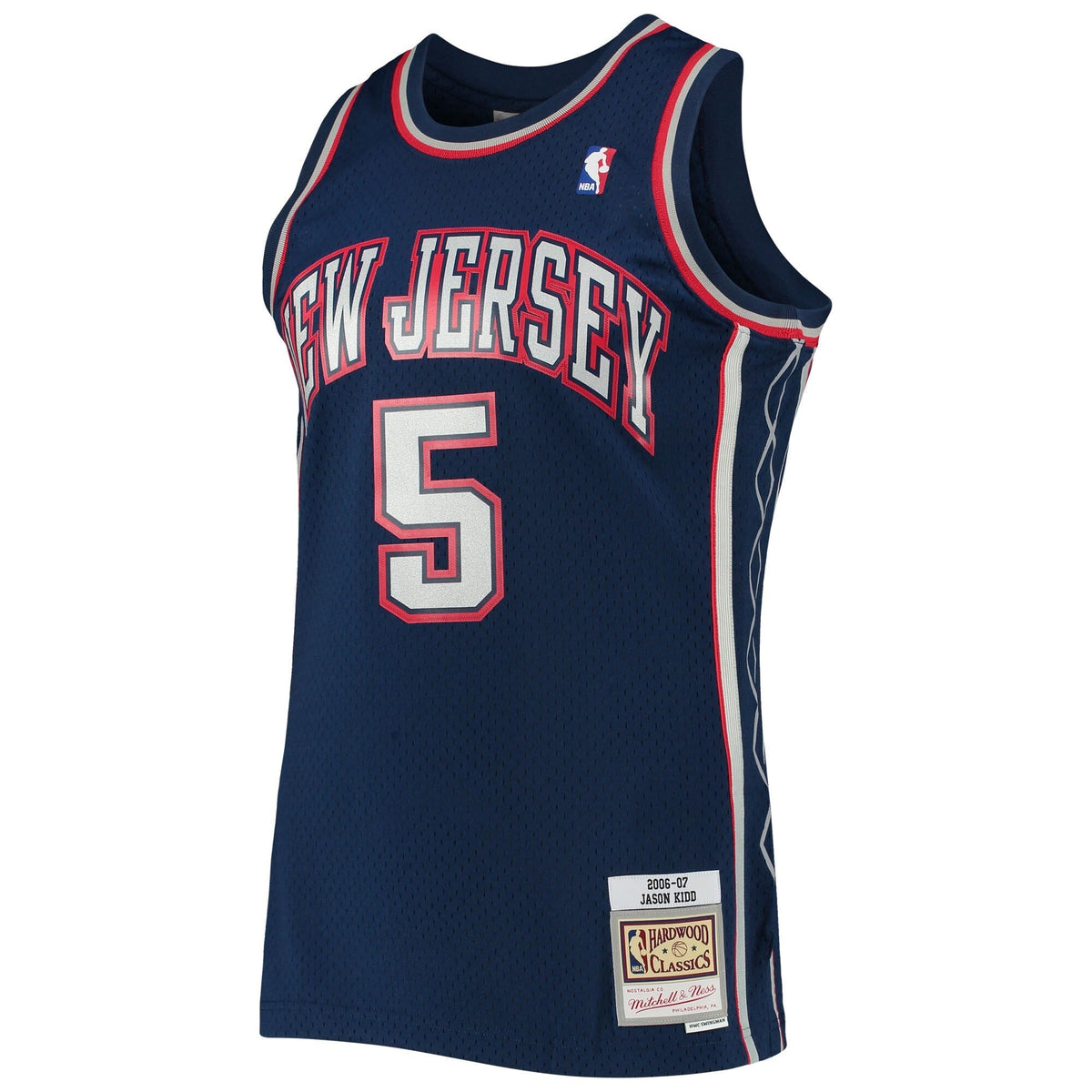 Men's Jason Kidd New Jersey Nets Navy 2006-07 Swingman product image 2