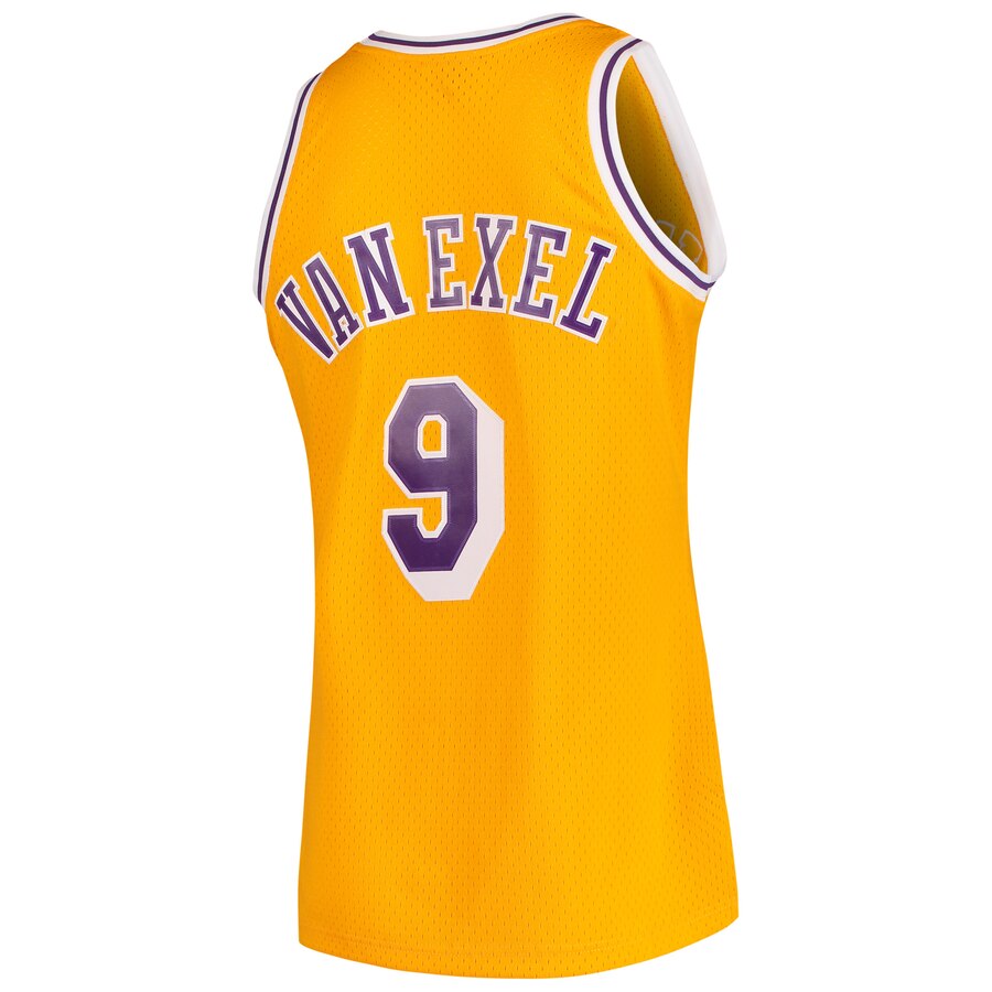 Men's Mitchell & Ness Nick Van Exel Los Angeles Lakers Gold product image 3
