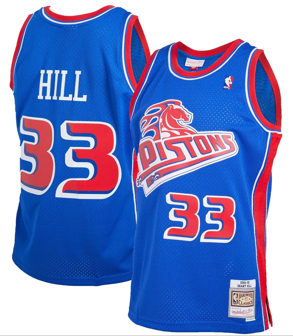 Men's Detroit Pistons Grant Hill Mitchell & Ness Blue product image 1
