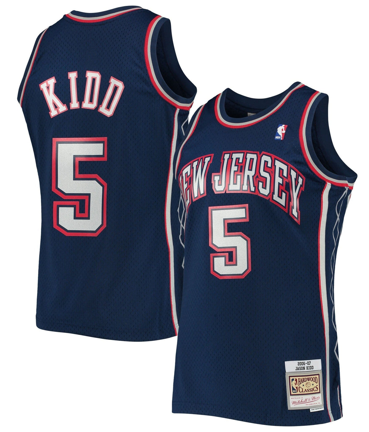 Men's Jason Kidd New Jersey Nets Navy 2006-07 Swingman product image 1