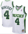 Men's Milwaukee Bucks Sidney Moncrief Mitchell & Ness White product image 1