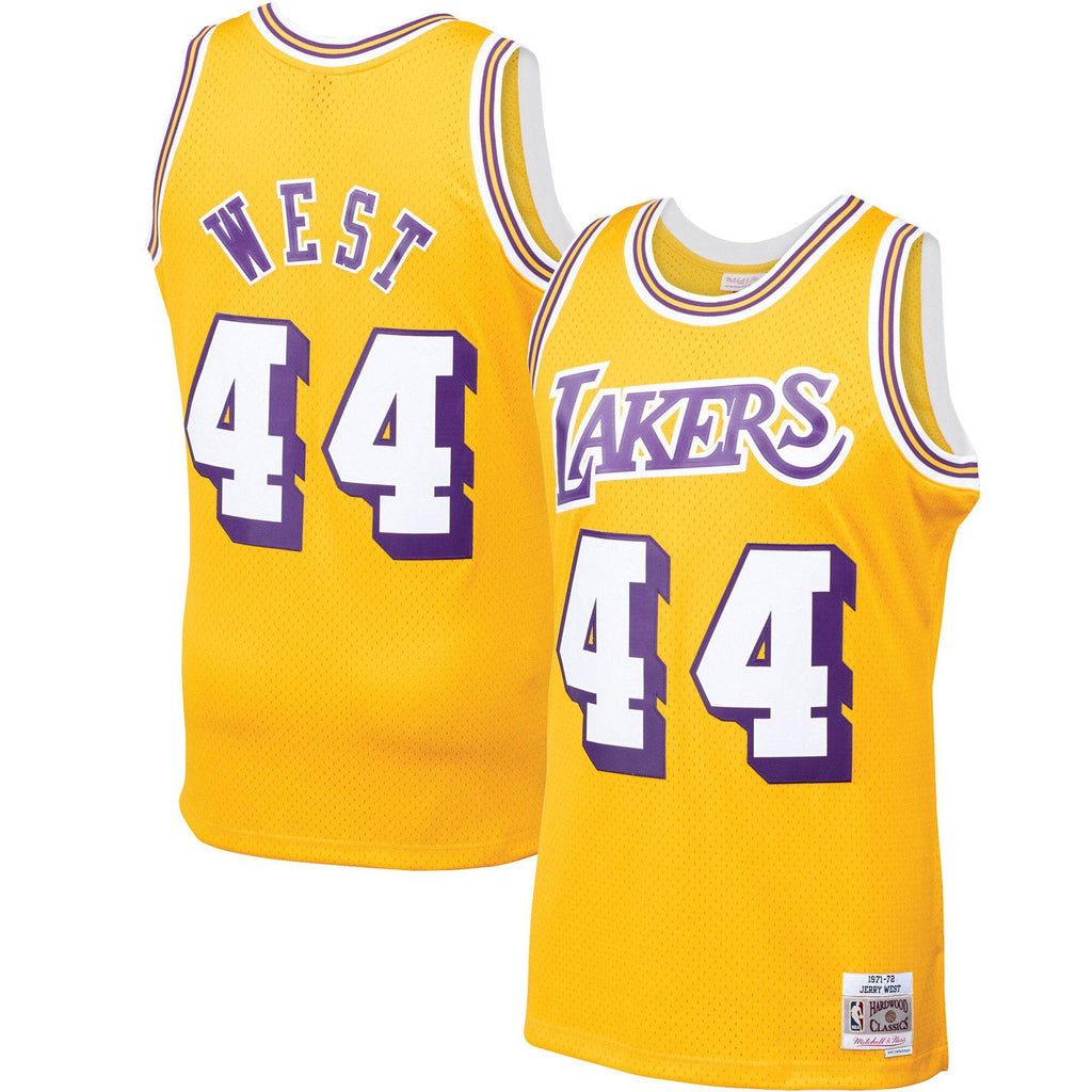 Mens Jerry West Los Angeles Lakers Mitchell & Ness Gold product image 1