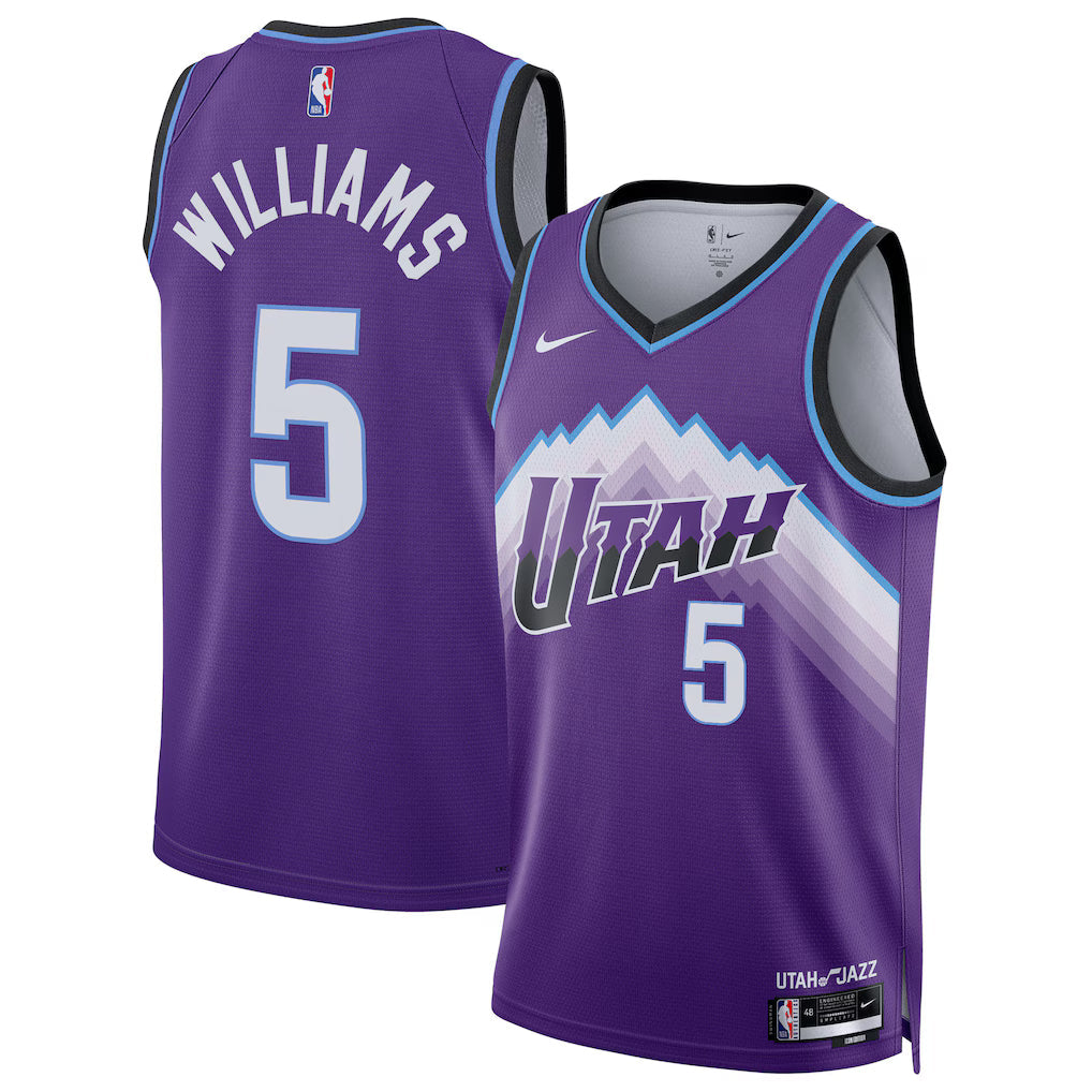 Cody Williams Utah Jazz Unisex Swingman Jersey - Icon product image 1